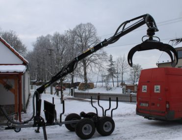 Vyvážačka za štvorkolku Vahva Jussi 2000+